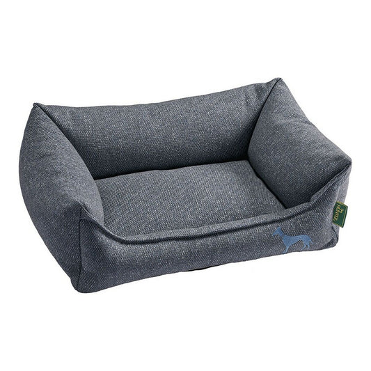 Sofá para Perros Hunter Prag Azul 90x70cm | Tecnología Antimanchas Easy Clean