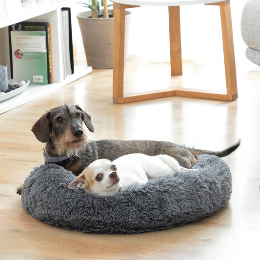 Cama Antiestrés para Perros InnovaGoods 60cm | Reduce Ansiedad y Mejora el Descanso