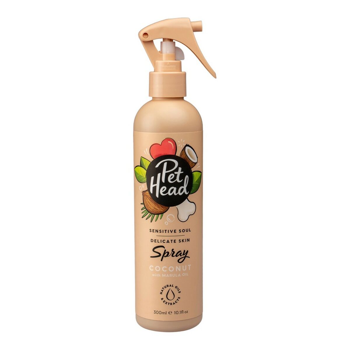 Spray Perros Piel Sensible Pet Head Coco 300ml | Hidrata Sin Aclarado