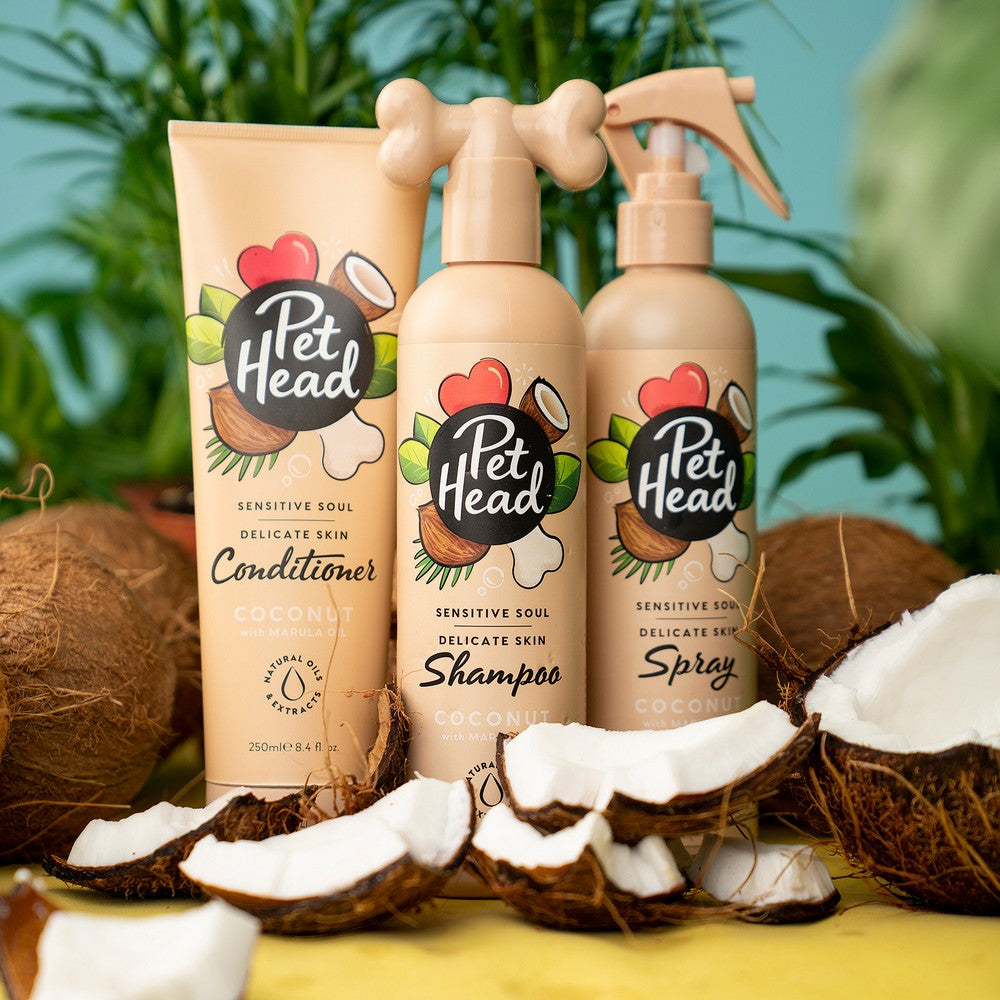 Spray Perros Piel Sensible Pet Head Coco 300ml | Hidrata Sin Aclarado