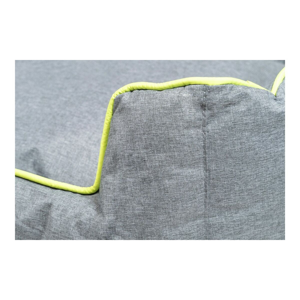 Cama para Perros Gloria Quartz Gris Verde Lima 60x52cm | Con Cojín Extra