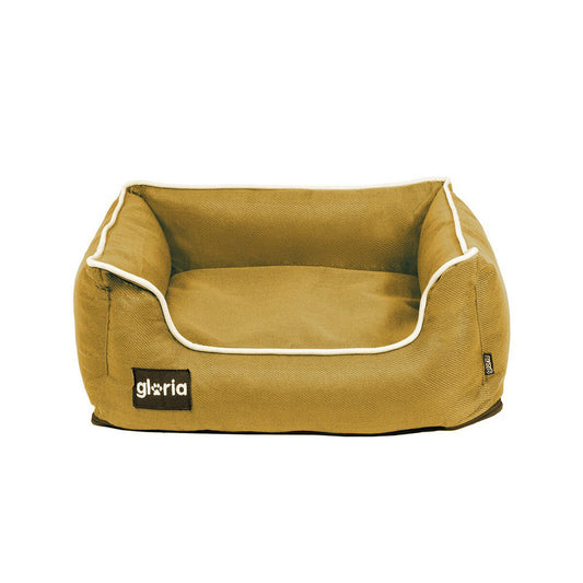 Cama para Perros Gloria Ametz Amarillo 76x69cm | Estructura Firme y Duradera