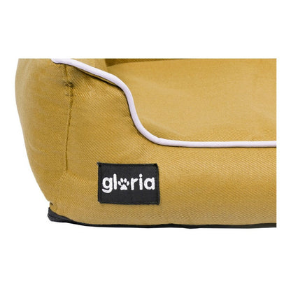 Cama para Perros Gloria Ametz Amarillo 76x69cm | Estructura Firme y Duradera