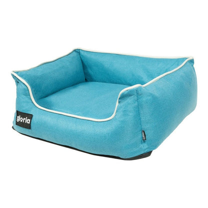 Cama para Perros Gloria Ametz Aguamarina 50x43cm | Diseño Compacto y Resistente
