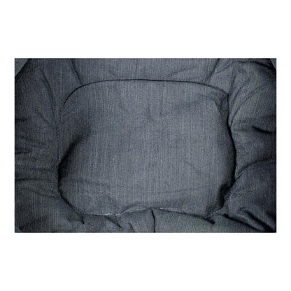 Cama para Perros Gloria Green Dreams Negro 54x50cm | Diseño Capitoné Sostenible