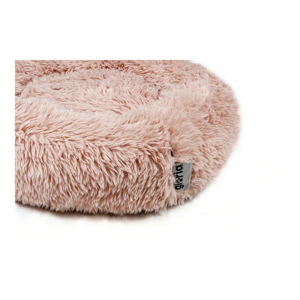 Cama para Perros Gloria Mommy Hugs Rosa 58.5cm | Pelo Largo Ultra Suave