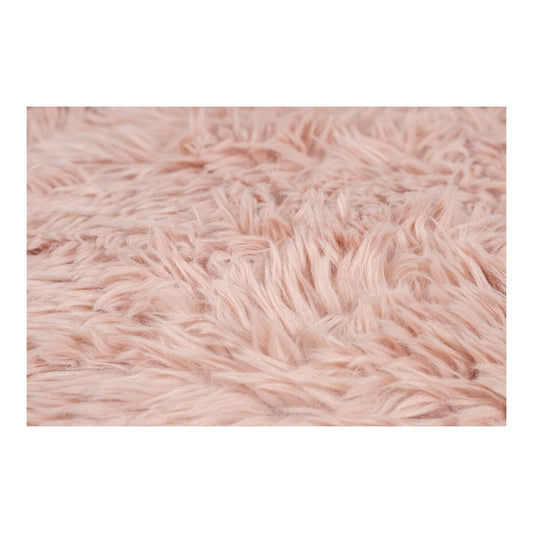 Cama para Perros Gloria Mommy Hugs Rosa 58.5cm | Pelo Largo Ultra Suave