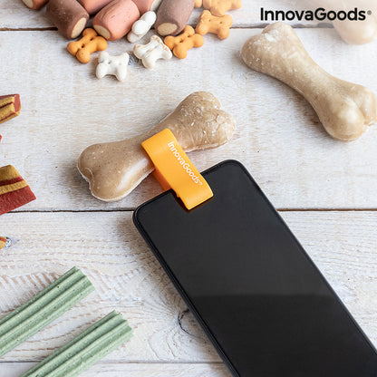 Clip Selfie para Perros InnovaGoods Pefie | Fotos y Vídeos Perfectos con tu Mascota