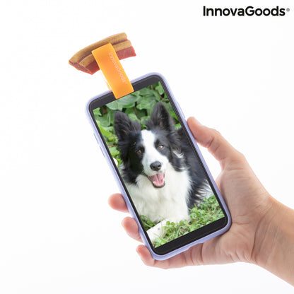 Clip Selfie para Perros InnovaGoods Pefie | Fotos y Vídeos Perfectos con tu Mascota
