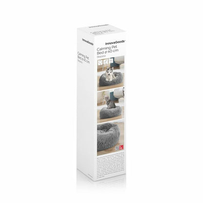 Cama Antiestrés para Perros InnovaGoods 60cm | Reduce Ansiedad y Mejora el Descanso