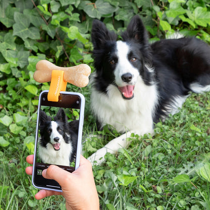Clip Selfie para Perros InnovaGoods Pefie | Fotos y Vídeos Perfectos con tu Mascota